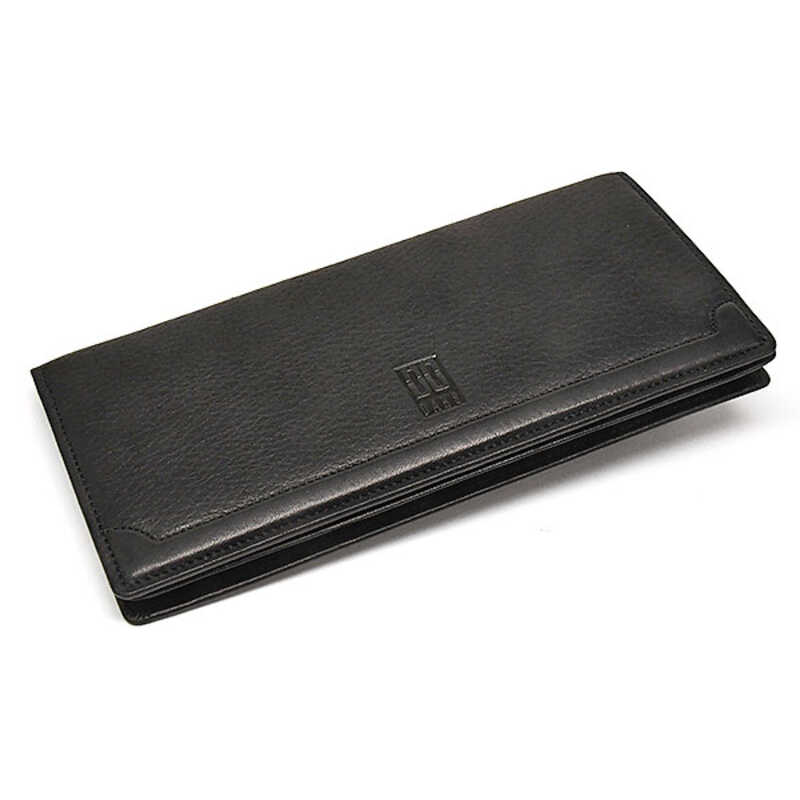  大丸・松坂屋のギフト ダックス 長財布（小銭入れなし）DP21018／ブラック