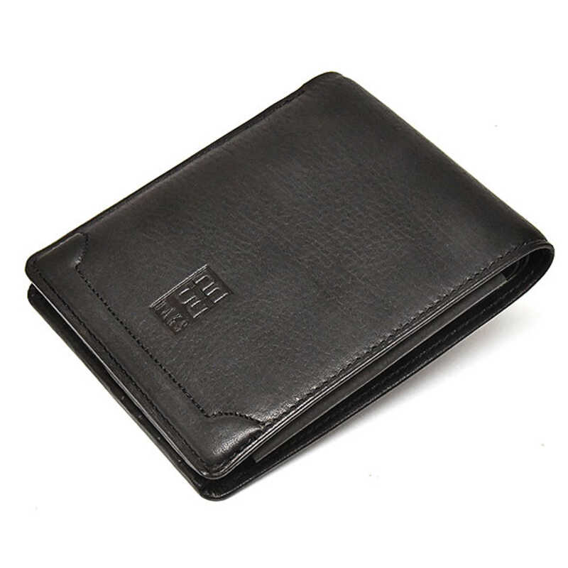  大丸・松坂屋のギフト ダックス 二つ折り財布（小銭入れなし）DP20912／ブラック