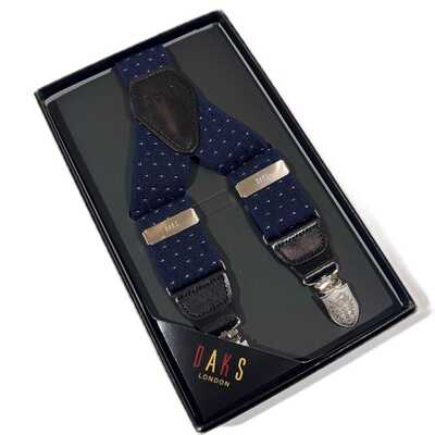 DAKS ダックス　新品箱入り！ サスペンダー　　ワイン DAKS ダックス サスペンダー 吊りバンド メンズ Y字 SUSPENDERS