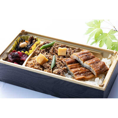【梅田店店頭受取】近江牛しぐれ&鰻弁当