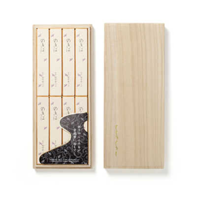 新品⭐松栄堂　白雲五山桐箱　お供用線香　短寸お線香１２箱詰 ご贈答/進物『京線香【白雲・五山】二種アソート桐箱入[有煙