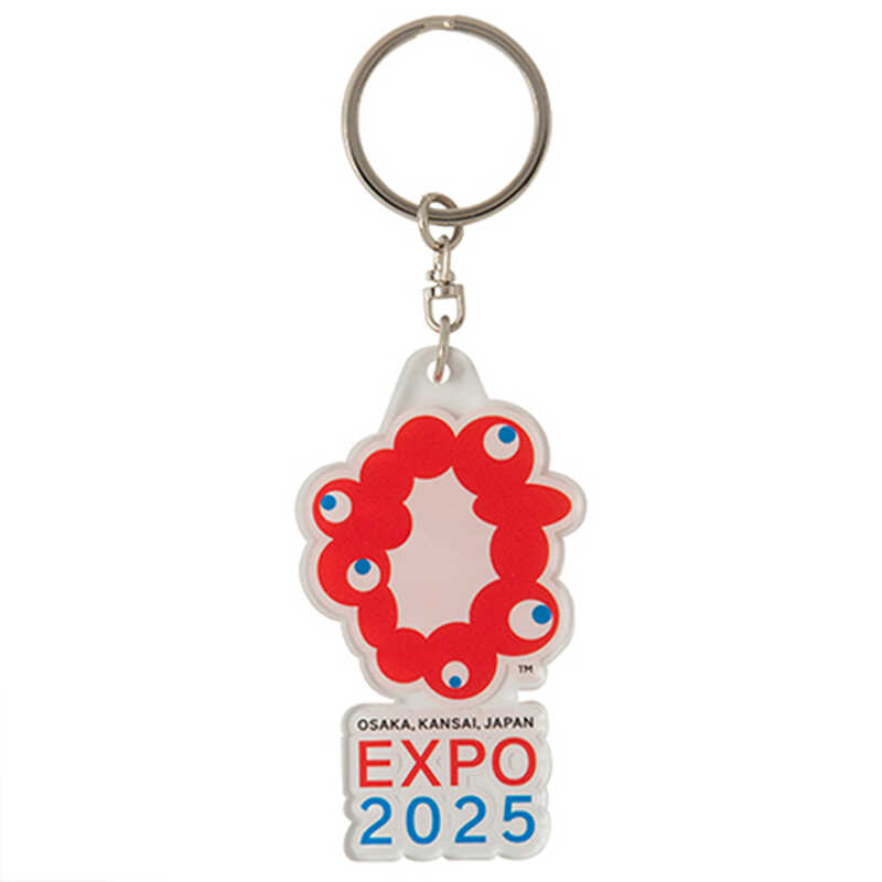 ＜大丸松坂屋＞ 2025大阪・関西万博公式ライセンス商品 EXPO2025 リングキーホルダー ロゴマーク 01