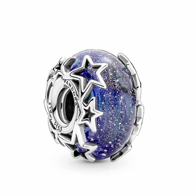 ＜大丸松坂屋＞ PANDORA／パンドラ Galaxy Blue ＆ Star Murano Charm画像