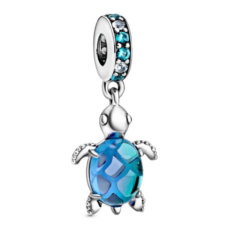 ＜大丸松坂屋＞ PANDORA／パンドラ Murano Glass Sea Turtle Charm