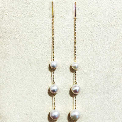 ０４　Ｍｅｒｍａｉｄ　Ｌｕｌｕ　Ｐｉｅｒｃｅ（ピアス）Ｌサイズ　ＹＧ