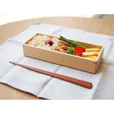 輪島キリモト 未使用品 あすなろBENTO-BAKO 弁当箱 その他雑貨 ベージュ レディース【中古】5-0508G◎ 生産休止】あすなろのBENTO-BAKO （輪島キリモト） | お弁当