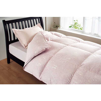 マザーホワイトグースダウン９５％羽毛掛けふとん（シングル）