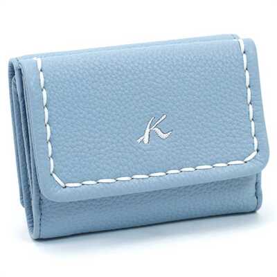 三折財布（ブルーグレー）