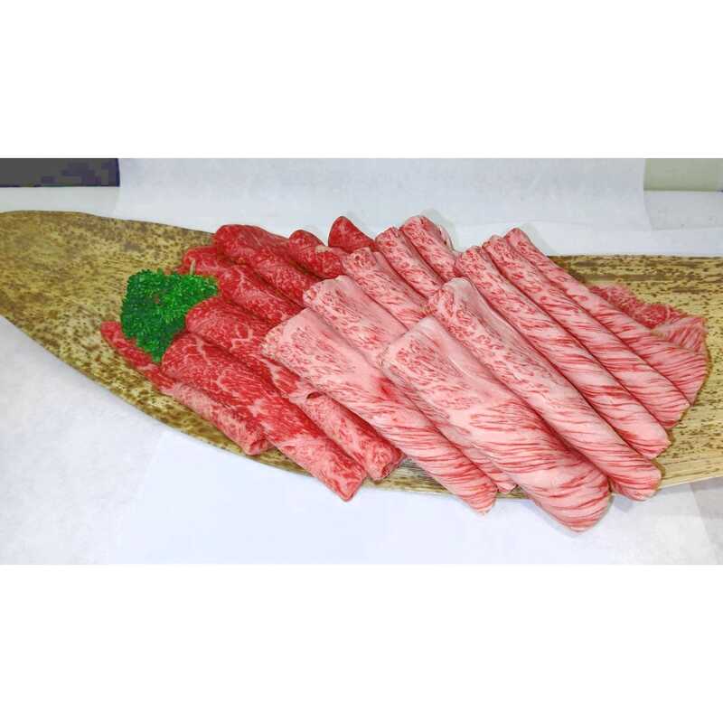 ＜大丸松坂屋＞ 大井肉店 神戸牛 ロース・赤身2種盛り合せすき焼肉 600g