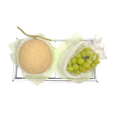 長野県産シャインマスカット・静岡県産マスクメロン詰合せ