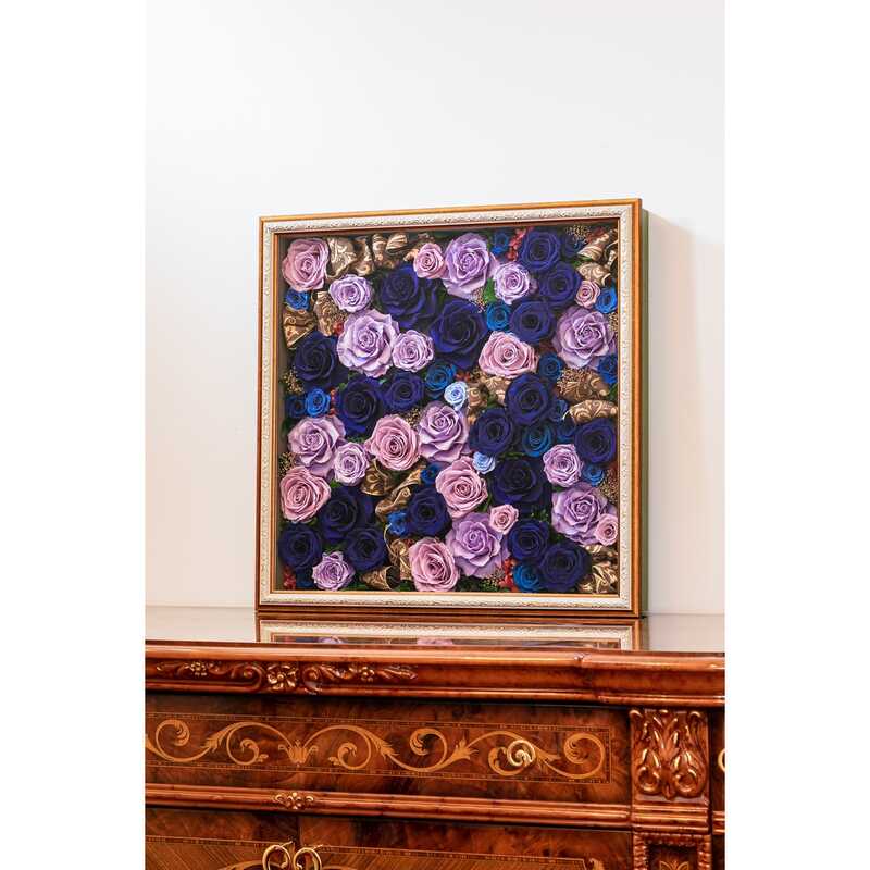 色鉛筆画 版画 壁掛け 額装込 油絵 紫陽花 でんでん 額入り アート 風景画 インテリア アートパネル ポスター Shoji ゆうパケット
