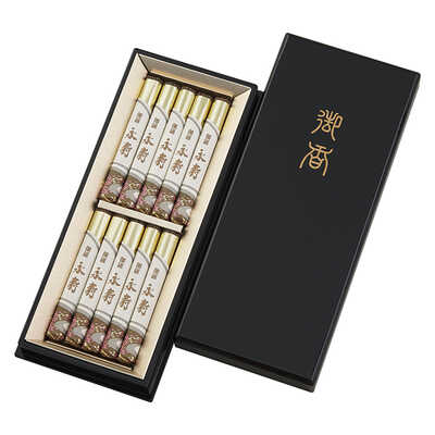 伽羅永寿　塗箱短寸１０入